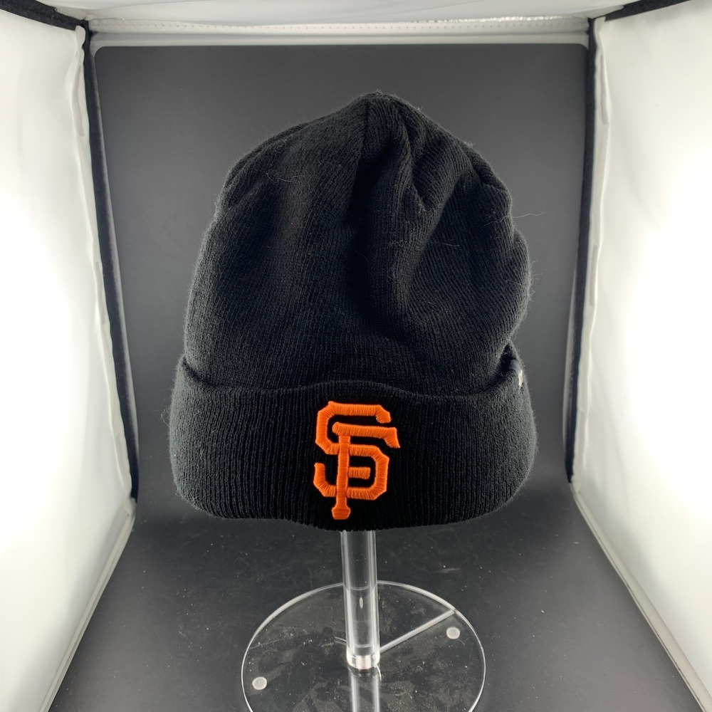 '47 MLB San Francisco Giants Beanie Cap Mens OS Black Knit Embroidered Logo Hat